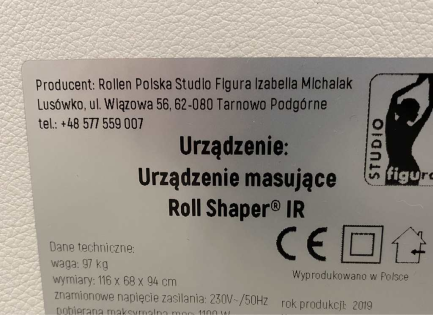 Zdjęcie przedmiotu: Cosmetic device - Roll Shaper IR