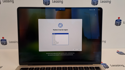 Zdjęcie przedmiotu: Laptop APPLE MacBook Air 2024 13.6" Retina M2 16GB RAM 256GB SSD macOS Księżycowa poświata