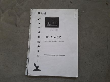 Zdjęcie przedmiotu: Pompa ciepła UNICAL HP_OWER 700RK SLN z buforem oraz wymiennikiem ciepła