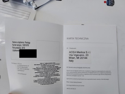 Zdjęcie przedmiotu: Medical device for carboxytherapy - subcutaneous and intradermal administration of medical carbon dioxide ACEA MEDICA S.R.L. REOLOGY 2
