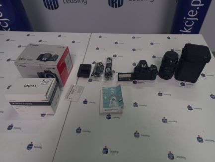 Zdjęcie przedmiotu: Canon EOS 250D body SLR camera (black) + Sigma 18-35/1.8 DC HSM Art C lens