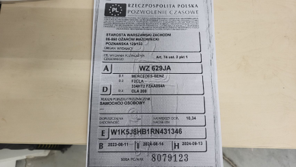 Zdjęcie przedmiotu: Mercedes-benz CLA 200 AMG Line 7G-DCT Oświadczenie o utracie DR