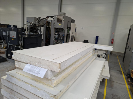 Zdjęcie przedmiotu: Elementy komory chłodniczej o wymiarach 4000x2400x2200 mm