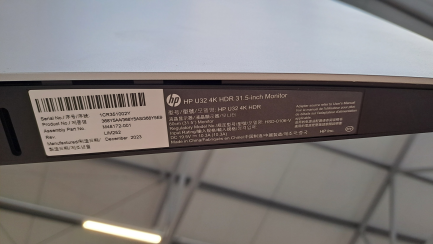 Zdjęcie przedmiotu: HP U32 4K HDR 31.5" Monitor