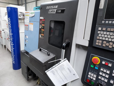 Zdjęcie przedmiotu: DOOSAN LYNX 2100B numerical lathe
