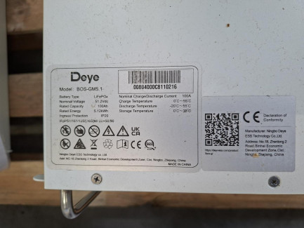 Zdjęcie przedmiotu:  Elements of the JASOLAR JAM54D40-425/MB photovoltaic installation with a capacity of 49.2 kW with a DEYE energy storage