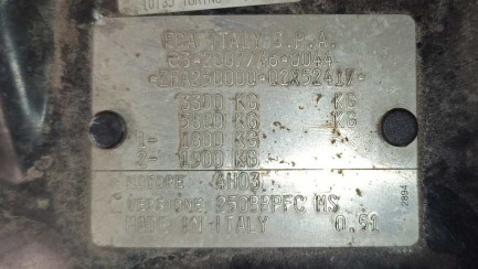 Zdjęcie przedmiotu: Fiat Ducato 33 2.2 M-jet L3H2 E6.4 3.3t Заява про втрату реєстраційного свідоцтва