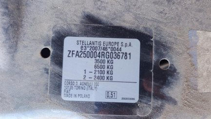 Zdjęcie przedmiotu: Fiat Ducato MAXI 2.2 H3-POWER E6.4 3.5t L4H3 Oświadczenie o utracie DR