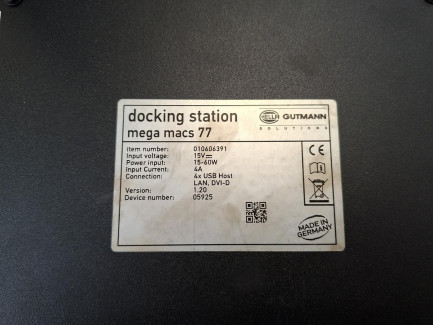 Zdjęcie przedmiotu: HELLA GUTMANN MEGA MACS 77 diagnostic tester