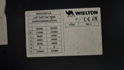 Zdjęcie przedmiotu: WIELTON NS 3 K/13.62 36.0t