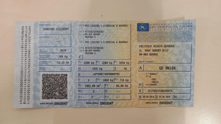 Zdjęcie przedmiotu: Renault Kangoo III Express Maxi dCi Pack Clim Maxi E6 2.2t