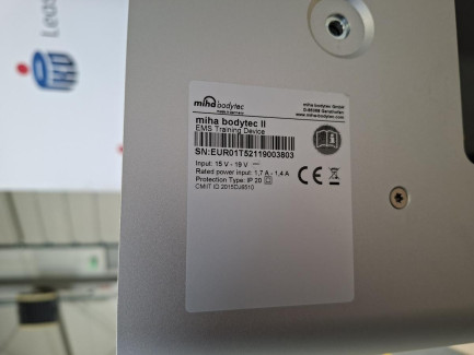 Zdjęcie przedmiotu: Urządzenie do elektrostymulacji mięśni MIHA BODYTEC II