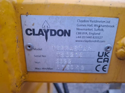 Zdjęcie przedmiotu: Kultywator obrotowy Claydon TerraStar