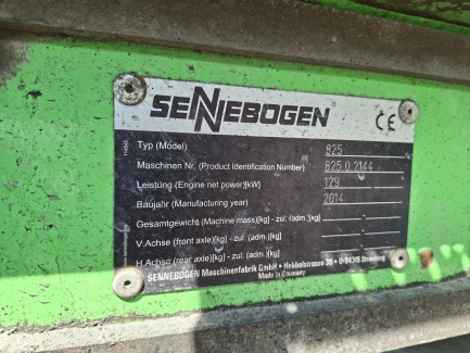 Zdjęcie przedmiotu: Koparka przeładunkowa SENNEBOGEN 825