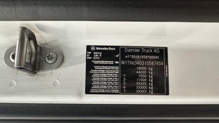 Zdjęcie przedmiotu: Mercedes-benz Actros E6 18.0t