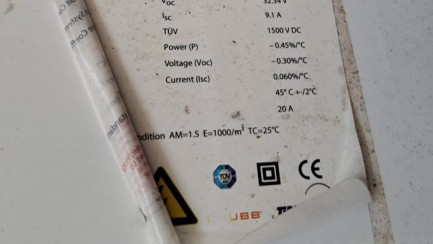 Zdjęcie przedmiotu: Hanover Solar GmbH photovoltaic panels – 25 pcs