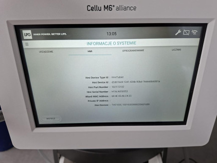 Zdjęcie przedmiotu: Medical device LPG SYSTEMS France CELLU M6 ALLIANCE