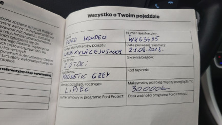 Zdjęcie przedmiotu: Ford Mondeo Hatchback 2.0 TDCi Trend Oświadczenie o utracie DR