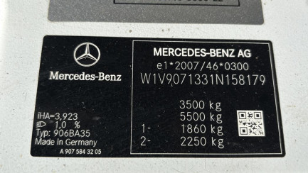 Zdjęcie przedmiotu: MERCEDES-BENZ Sprinter E6 3.5t Oświadczenie o utracie DR