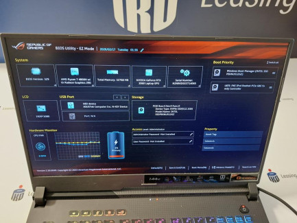 Zdjęcie przedmiotu: Ігровий ноутбук ASUS ROG Strix G713I-HX055W з AMD Ryzen 7 4800H/32 ГБ/512/WIN11 RTX3060