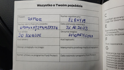 Zdjęcie przedmiotu: Ford Ranger 2.0 EcoBlue 4x4 DC Raptor aut