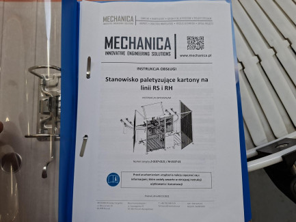 Zdjęcie przedmiotu: Станція палетування UR для коробок MECHANICA Łukasz Siczyński M-0107-01