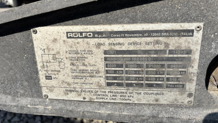 Zdjęcie przedmiotu: ROLFO HERCULES C3 GEGCBEDA 24.0t Заява про втрату реєстраційного свідоцтва