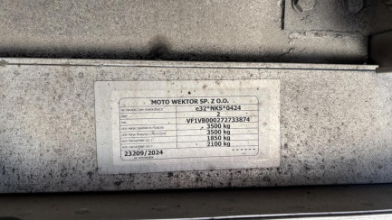 Zdjęcie przedmiotu: RENAULT/MOTOWEKTOR MASTER FWD 2.3 dCi E6 3.5t L3H1 Extra S&S+E
