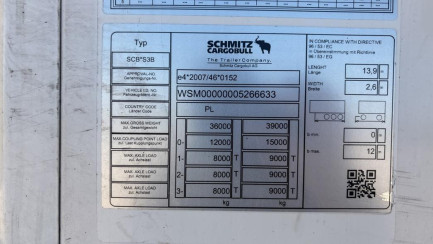 Zdjęcie przedmiotu: SCHMITZ SCB Рефрижератор Oświadczenie o utracie DR