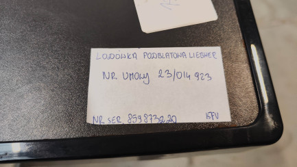 Zdjęcie przedmiotu: Liebherr FKvesf 1805 refrigerated cabinet