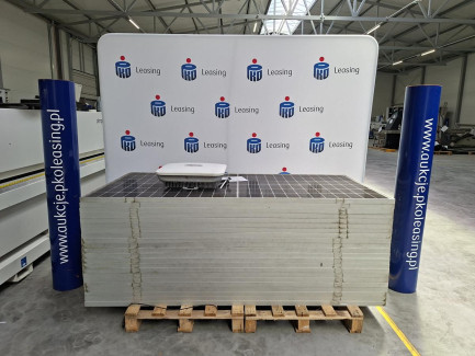 Elements of a photovoltaic installation with a capacity of 9.9 kWp