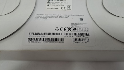 Zdjęcie przedmiotu: Годинник/розумний годинник Apple Watch Ultra 2 GPS + Cellular, 49 мм титановий корпус, код виробника MREK3WB/A