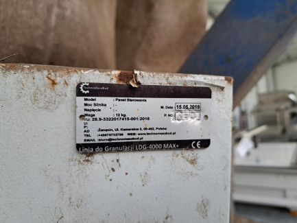 Zdjęcie przedmiotu: Elements of the LGD-4000 MAX+ biomass granulation line