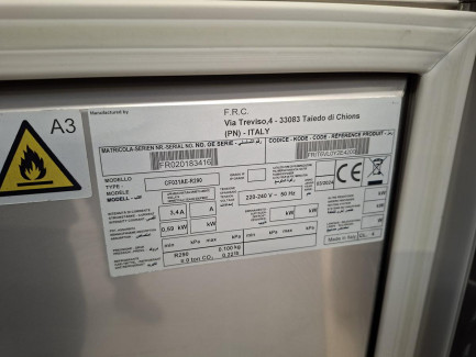 Zdjęcie przedmiotu: Szafa szokowa schładzająca FRIULINOX CF031AE-R290