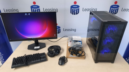 Computer set: Intel Core i5-12400F desktop computer, RTX 5060, 32GB, 2TB M2, WIN 11 Pro + 27" AOC 27G4X LED monitor + Headphones + Keyboard + Mouse