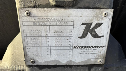 Zdjęcie przedmiotu: KASSBOHRER STB 35.0t TANKAUFLIEGER Tanker