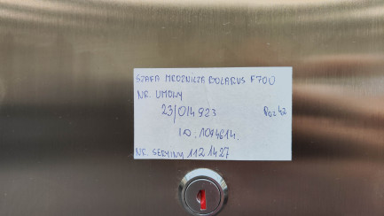 Zdjęcie przedmiotu: Морозильна шафа Bolarus модель F700Inox R ICE