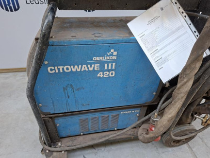 Zdjęcie przedmiotu: Modułowy system spawalniczy OERLIKON CitoWave III 420+ podajnik DMU W500 + chłodnica