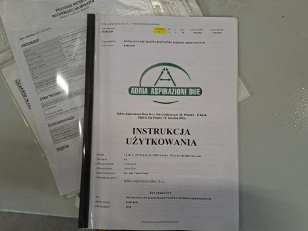 Zdjęcie przedmiotu: ADRIA ASPIRAZIONI DUE wood dust and shavings extraction system