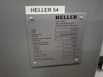 Zdjęcie przedmiotu: Poziome centrum obr&oacute;bcze HELLER H2000