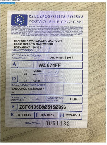 Zdjęcie przedmiotu: Iveco DAILY E6 3.5t