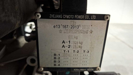 Zdjęcie przedmiotu: CFMOTO C Force 850 XC