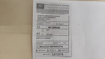 Zdjęcie przedmiotu: Audi A6 Avant 40 TDI mHEV Sport S tronic