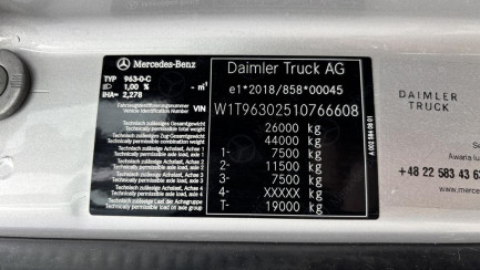Zdjęcie przedmiotu: Mercedes-benz Actros + PLANDEX PTL-1800 18.0t
