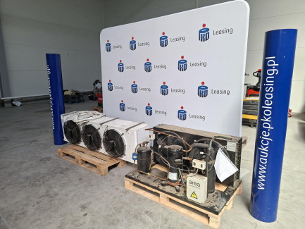 Zdjęcie przedmiotu: Agregat chłodniczy AREA COOLING SOLUTIONS APTXSs-10 TROPIC + CHŁODNICA AREA COOLING SOLUTIONS REA 4003 36 6D