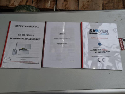 Zdjęcie przedmiotu: SAWYER BAND SAW FOR WOODWORKING TS-400XL (400XL)