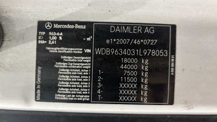 Zdjęcie przedmiotu: Mercedes-benz Actros E6 18.0t