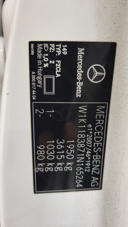 Zdjęcie przedmiotu: Mercedes-benz CLA 200 AMG Line 7G-DCT Oświadczenie o utracie DR