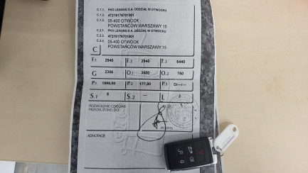 Zdjęcie przedmiotu: LAND ROVER Discovery V 2.0 SD4 HSE Oświadczenie o utracie DR