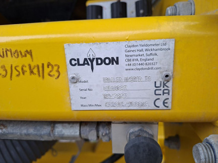 Zdjęcie przedmiotu: Причіпна гібридна стрічкова сівалка CLAYDON T4